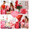 Pickmesh 150 Pcs Valentines Day Plastic Bags Bulk Valentine Candy