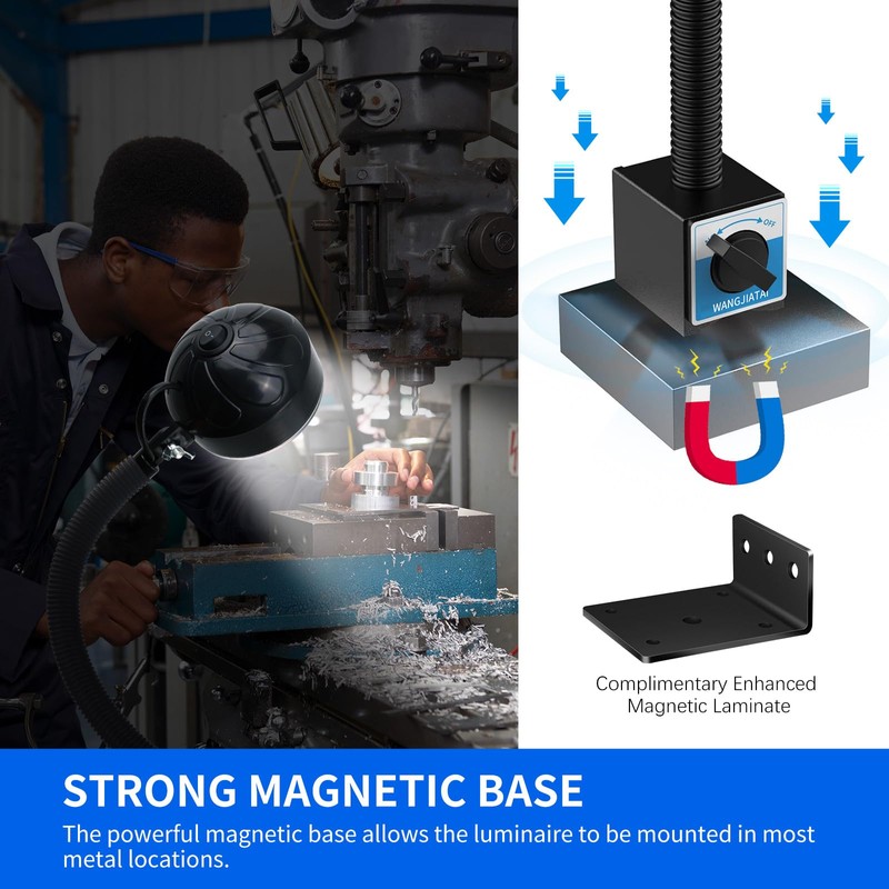 WangJiaTai Magnetic Work Light, LED Machine Light, Work Light with
