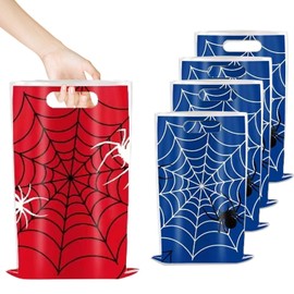 30Pcs Spider Themed Birthday Party Decorations Spider Web Gift Bags Goodie Bags for Birthday Party