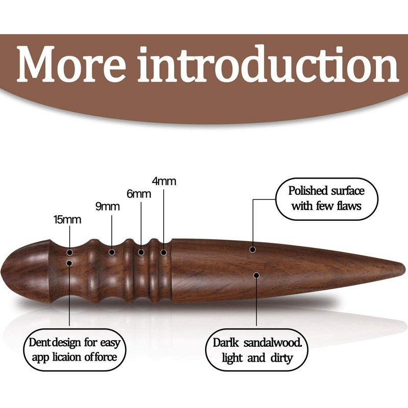 Honoson 6 Piece Leather Craft Tool Set - Includes 4