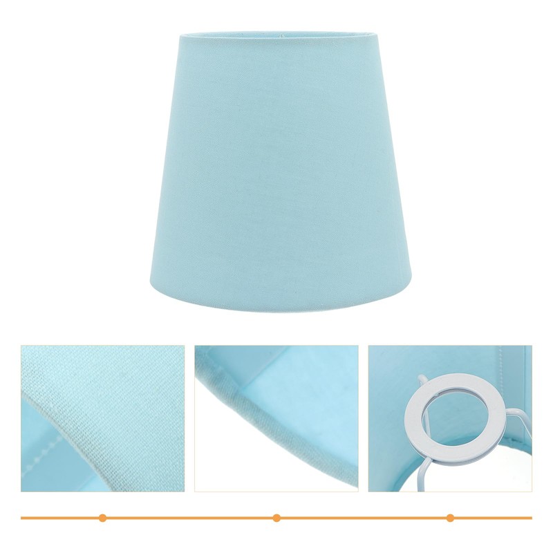 Uonlytech Small Lamp Shade Waterproof Barrel Lampshade Simple Cloth Lamp
