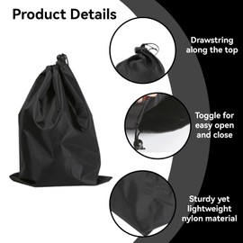 Pack of 10 Drawstring Storage Bag, Shoe Bag, Small Bag with Drawstring, Oxford Fabric, Sports Bag, Small for Men and Women, Fitness, Sports, Travel