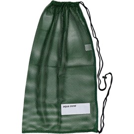 Drawstring Sports Equipment Mesh Bag For Swimming Beach Diving Travel Gym (Green)