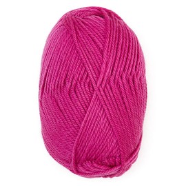 Juego de 3 madejas de lana 100% pura (150 gramos) peso DK – procedente directamente del Perú, suave y perfecto para tejer y ganchillo (rosa intenso)