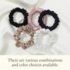 LILYSILK 100% Silk Hair Scrunchie Hair Rings Women's Ponytail Holder