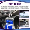 QZTYTY 4PCS Handicap Placard Holder, Disabled Parking Permit Holder, 11.6"