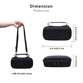 XANAD Case for Sony Alpha 6400/6700 / 6100/6600, Alpha ZV-E10 II/ZV-E10 / ZV-1, Alpha 7/7 II / 7 III / 7 IV / 7C / 7C II / 7R IIIA Digital Camera 4K, black, travel bag