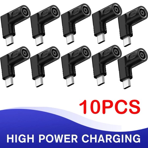 10PC Laptop Charger Converter TO USB Type C PD Power