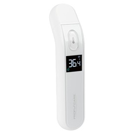 ProfiCare PC-FT 3095 Forehead Thermometer, Fever Thermometer, Infrared Thermometer for Babies, Children and Adults, 3-Colour LCD Fever Tray, High Measuring Range, White