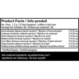 Host Defense Stamets 7 Mushroom Mycelium Powder
