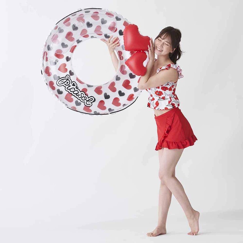 Doshisha Pop Up Heart Float, 35.4 inches (90 cm)