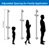 BANGPU 31.5 Inch Shower Slide Bar Wall Mount – Brushed