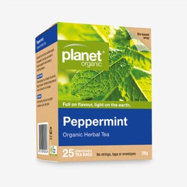 Planet Organic Peppermint 25 Tea Bags