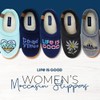 LIFE IS GOOD Women's Moccasin Slippers, 303593W Suede & Fleece