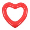 Heart Shaped Swimming Circle 120cm Thick Tear Resistant PVC Material