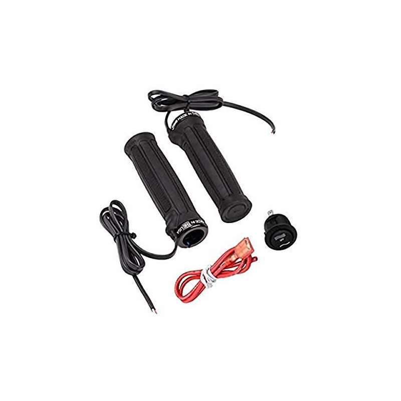 Heat Demon 215049 High/Low ATV Clamp-On Heated Grip Kit with