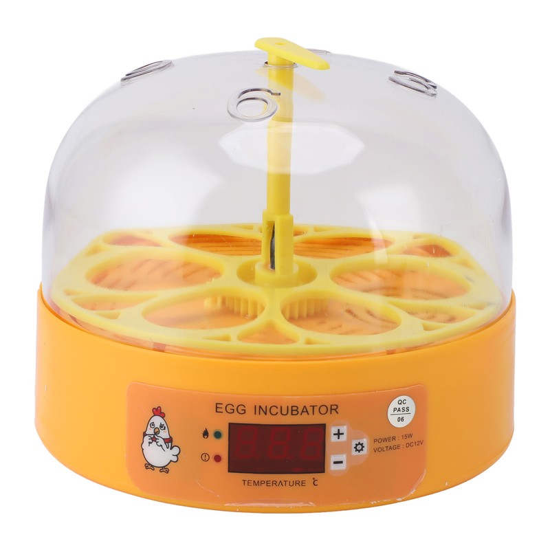 Egg Incubator 6 Eggs Smart Egg Hatchery Temperature Control Manual