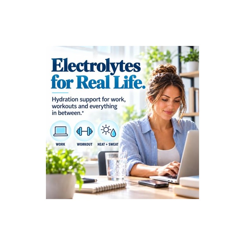 FAST LYTE- Polvo de electrolitos sin azúcar en bruto |