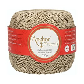 Anchor 4769012-00831 Crochet Yarn, 100% Cotton, 831, Thickness 12, 2 kg