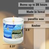 Yahrzeit Memorial Candles - 26 Hr Burn Time | Kosher