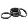 X AUTOHAUX 5pcs Headset Spacer Carbon Fiber Handlebar Stem Spacers
