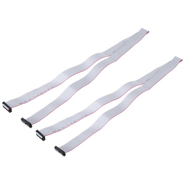 MECCANIXITY 2 Pcs IDC Flat Ribbon Cable, 2.54mm Pitch 25mm