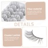 Baluue 3sets False Lashes Women Natural Look Soft 3d Lashes