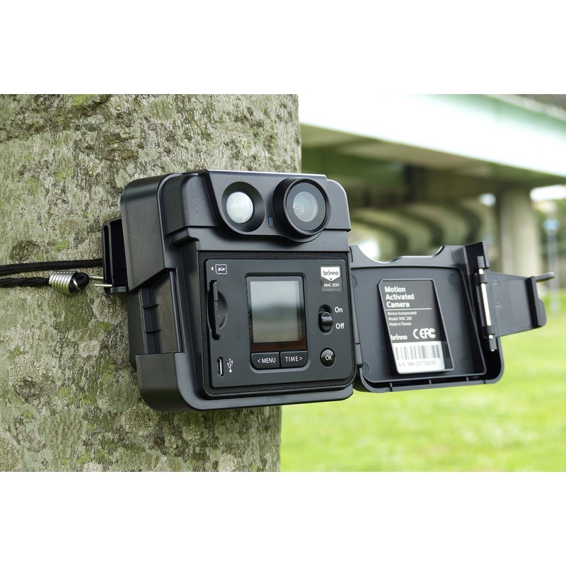 Brinno MAC200DN Portable Motion Activated Wireless Outdoor Security Camera (Black)