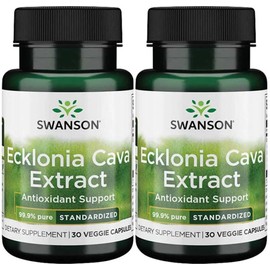 Swanson Ecklonia Cava Extract 53 mg, 50% Polyphenols 2X30 Veggie Capsules