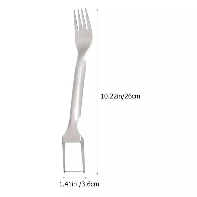 Unbranded Watermelon Slicer Cutter,2-in-1 Fork Stainless Steel Fruit Cutting Artifact