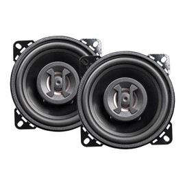 Hifonics ZS4CX Zeus 4" 2-Way Coaxial Car Speakers (Pair) | 1" Neo-Mylar Tweeter, Alpha-Cellulose Cones, Passive Crossover, Universal Fit