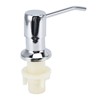 Sink Soap Dispenser Kit with Silicone Tube Stainless Steel Electroplating