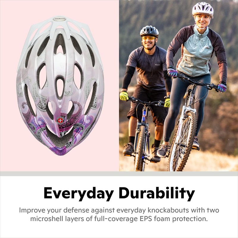 Schwinn Thrasher Bike Helmet for Adult Men Women Age 14+
