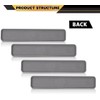 CNNELL 4PCS Dark Grey Composite Decking Boards End Cap 5.5”