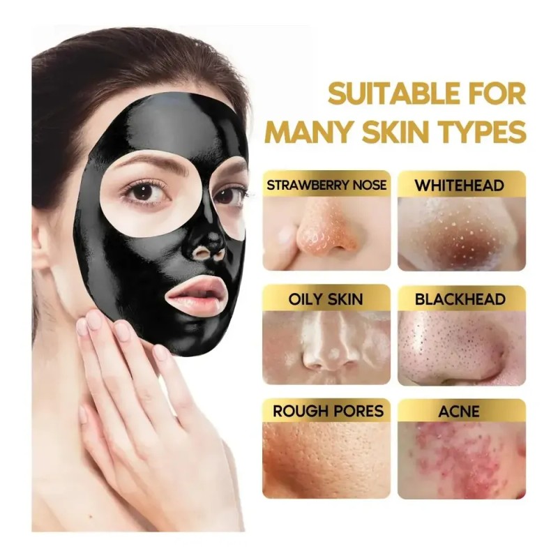 Mascarilla Negra Poros Puntos Negros Acné Todo Tipo De Piel