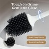 Toilet Brush and Holder Set, Toilet Bowl Brush with Long