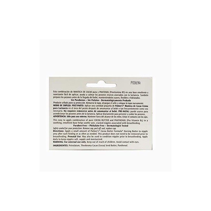 CREMA PARA BUSTO, PEZONES LACTANCIA PALMER´S