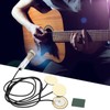 Guitar Pickup Avoid Trepanning SelfAdhesive Piezo Transducer for Acoustic Ukulele(Black