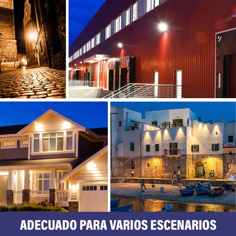 150W Reflector Led para Exterior (1500W), 3000K Luz Calida, Luminario