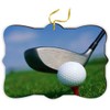 Sam Sandor - Golfing Golf Ball Golf Tee - Fancy