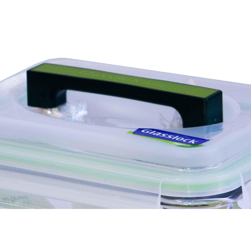 GLASS LOCK 1800ml Handy Food Container, 1 EA