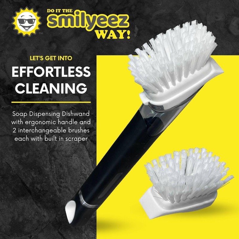 The Original Smiling Sponge Handle for Soap Dispenser for Scrub