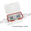 COOLWEST Waterproof Junction Box Outdoor - White