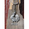 Hastings Pewter Company Lead Free Pewter Rooster Keychain Made in
