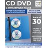 CD Binder Pages for 3-Ring Binders Holds 2 CD per
