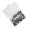 200Pcs Hex Socket Head Cap Screws Nuts Assortment Kit M4