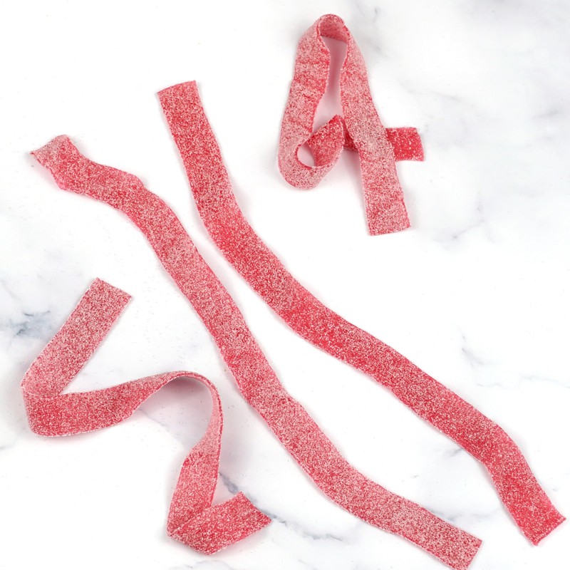 Cherry Sour Belts, 1 Pound Bulk Bag, The Hampton Popcorn