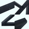 MBQQ 2 Pcs Furniture Legs Rustic Decory K Shape Table