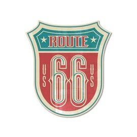 Sticker Pack Route 66 Old Fashioned Large