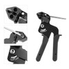 Black Cable Tie Gun Stainless Steel Ties Automatic Tensioner Cutter